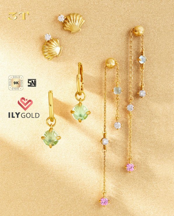 Koleksi Anting ILY Gold yang Cocok jadi Hadiah