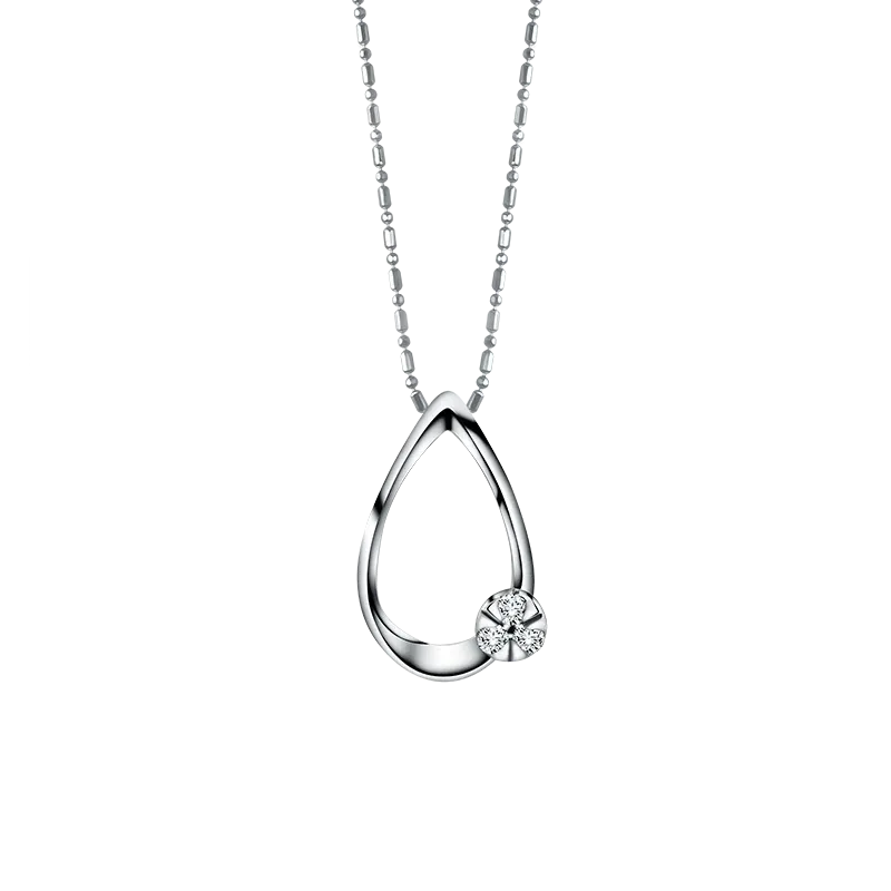 Liontin Tear Drop Berhiaskan Berlian, Hadiah Simple dan Elegan Untuk Istri