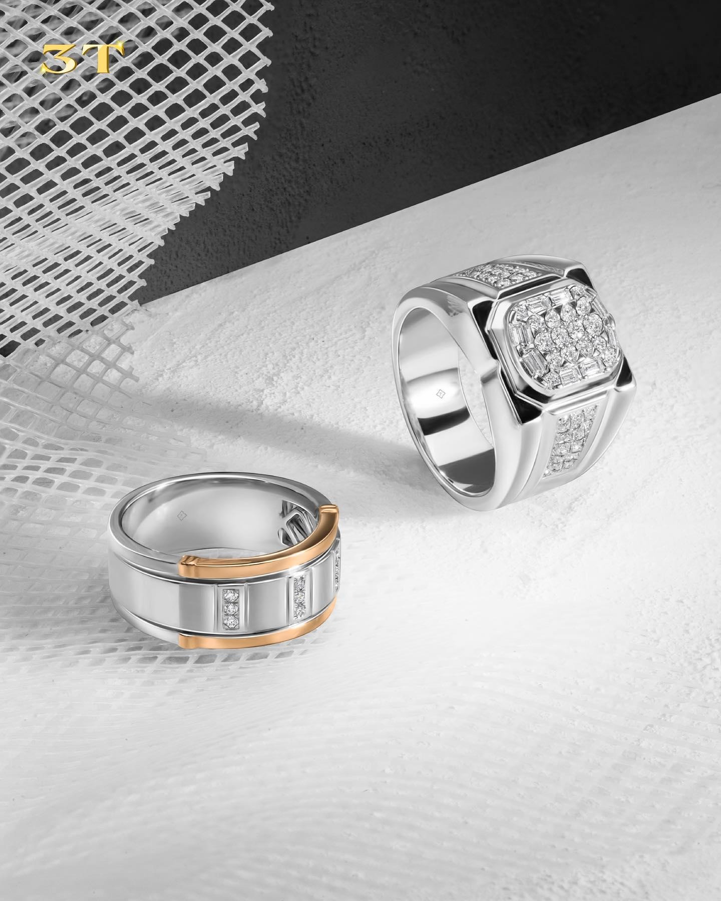 Kilau Berlian pada Cincin Berlian Pria Pancarkan Nuansa Elegan dan Membangkitkan Rasa Percaya Diri