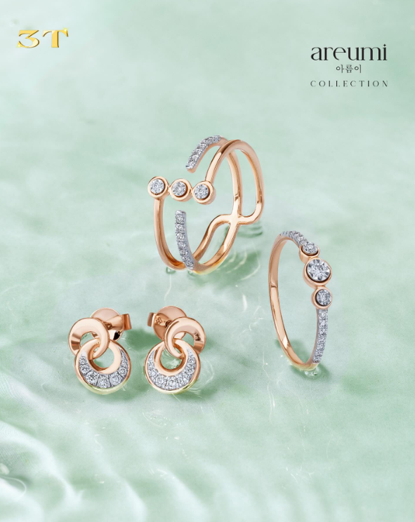 Tampil Soft Sekaligus Stand Out dengan Set Perhiasan Areumi