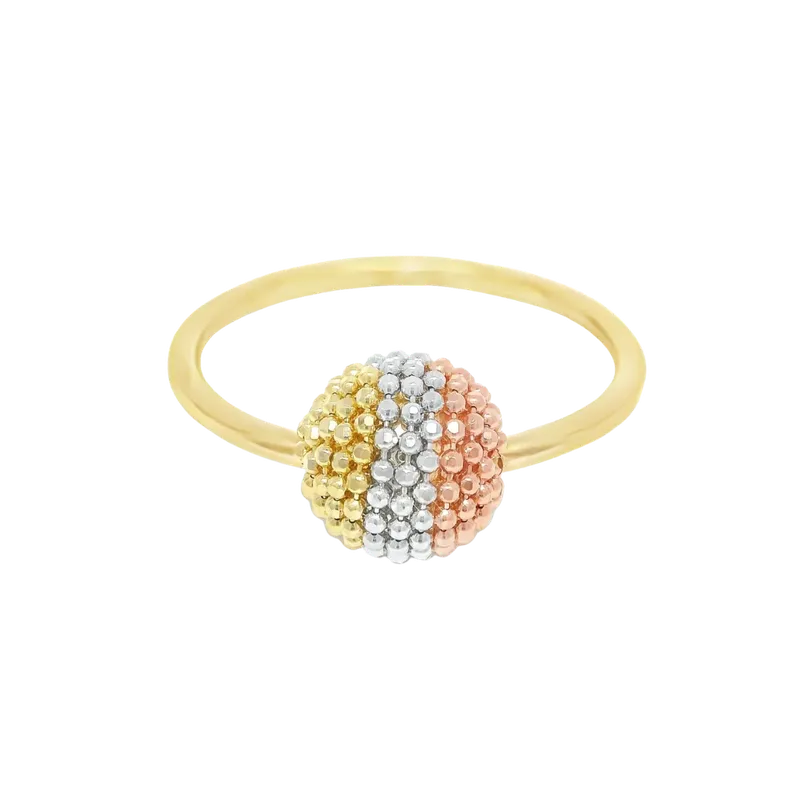 Uniknya Cincin Emas Fiji Dihiasi Bola Warna-Warni