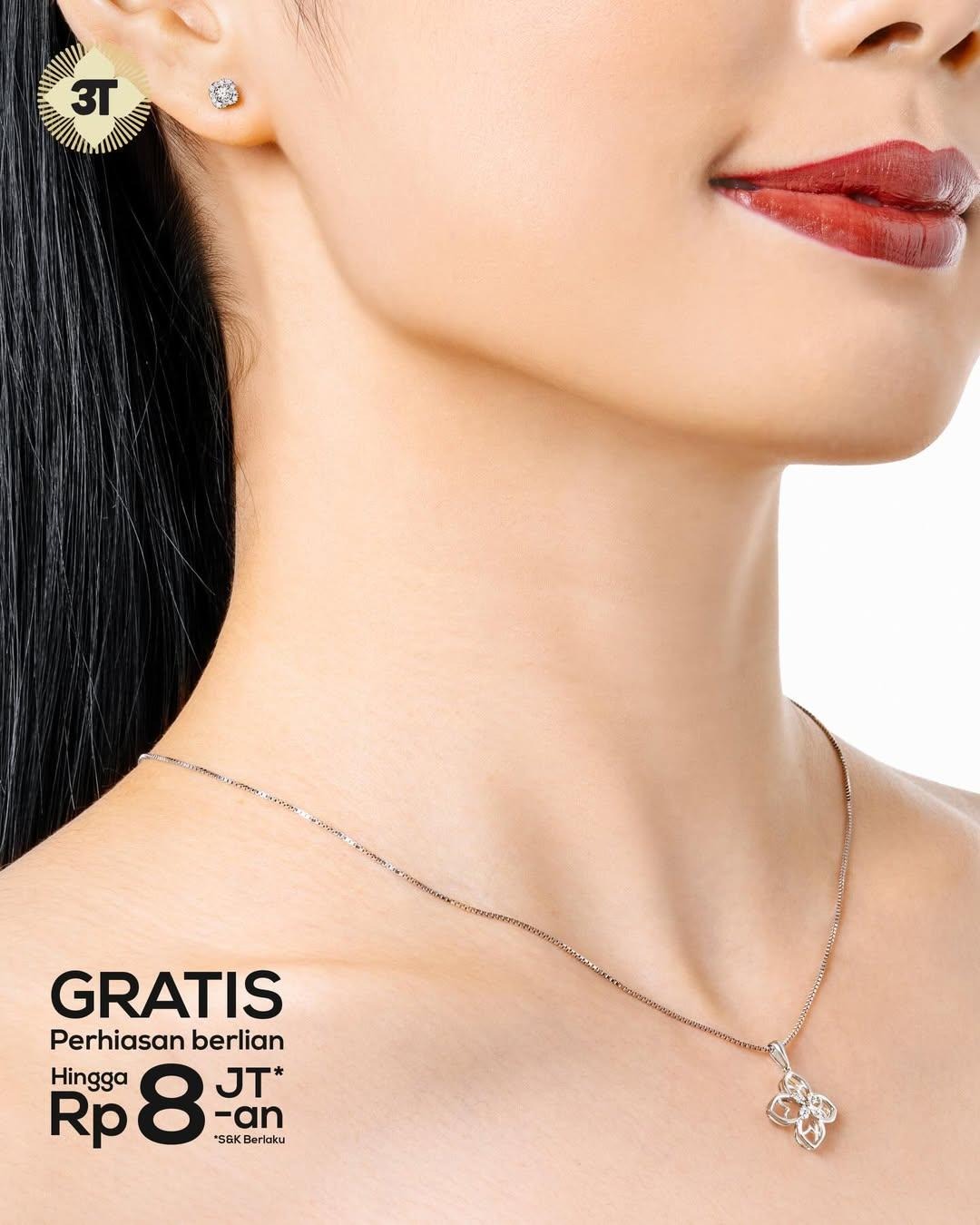 Liontin berlian seharga Rp8 juta spesial untukmu jika belanja sekarang