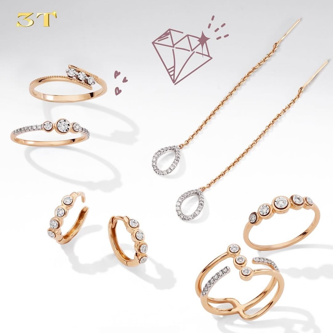 Koleksi perhiasan dengan kadar emas 18K dari The Palace Jeweler