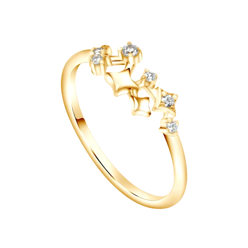 Cincin Night Sky Stars yang Pancarkan Keindahan Bintang