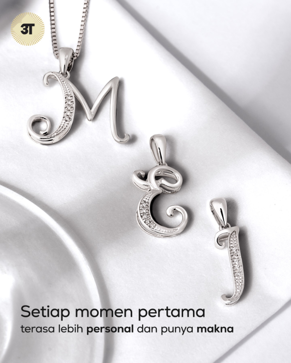 Liontin Alphabet untuk Kado Ulang Tahun yang Lebih Personal