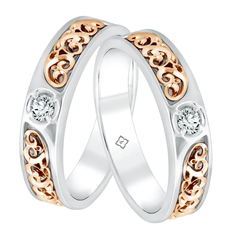 Cincin Kawin Kekaseh Wahyu Tumurun Jodoh Elegan Penuh Makna