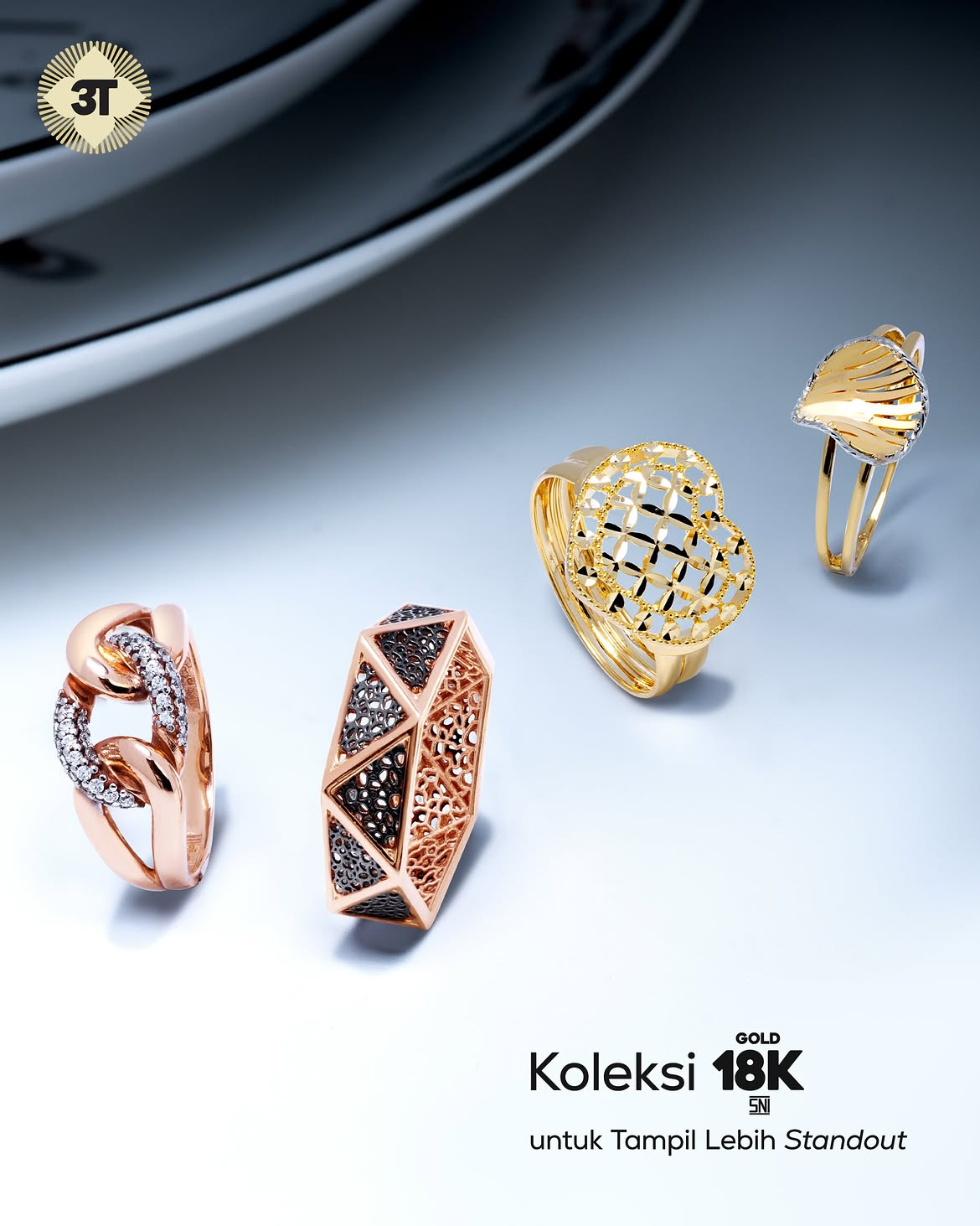 Gaya Standout dengan Cincin Emas 18K