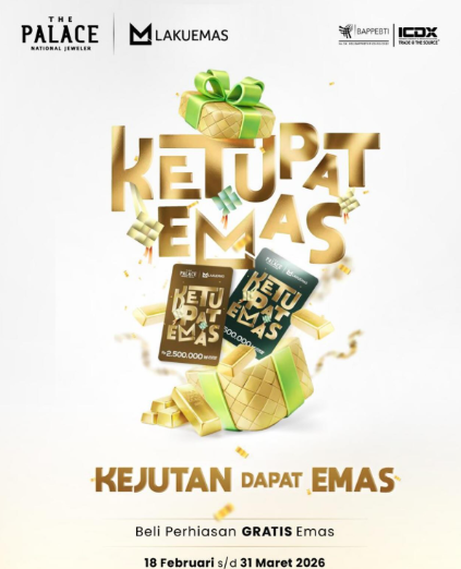 Program Ketupat Emas The Palace Jeweler Dapatkan Perhiasan dan Hadiah Menarik