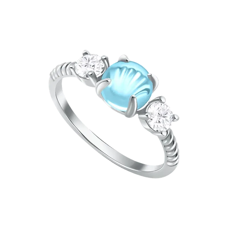 Spectrum of Pink Beach Blue Ring memancarkan look retro yang kental