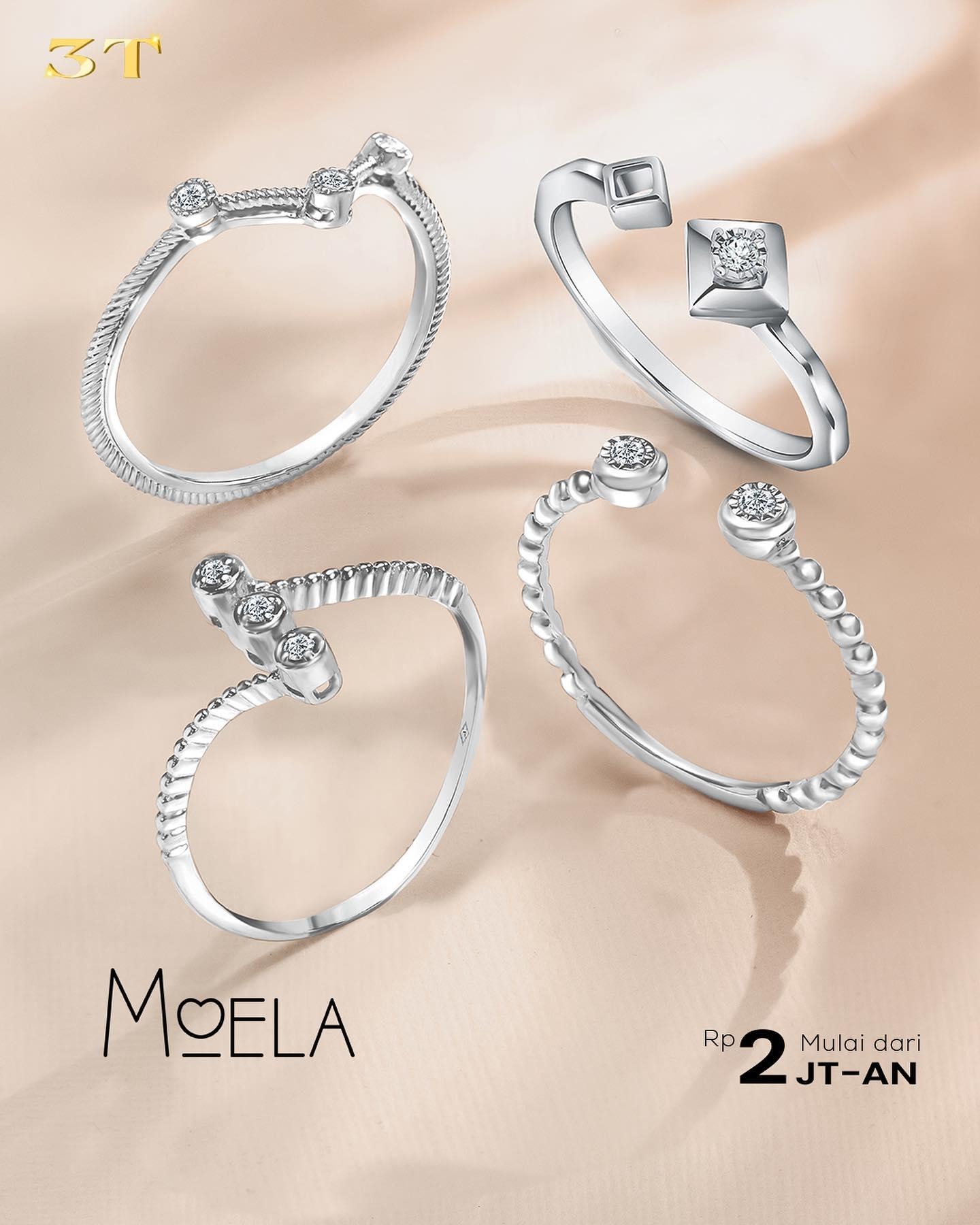 Cincin MOELA jadi Inspirasi Model Cincin Tunangan Elegan Tanpa Menguras Budget