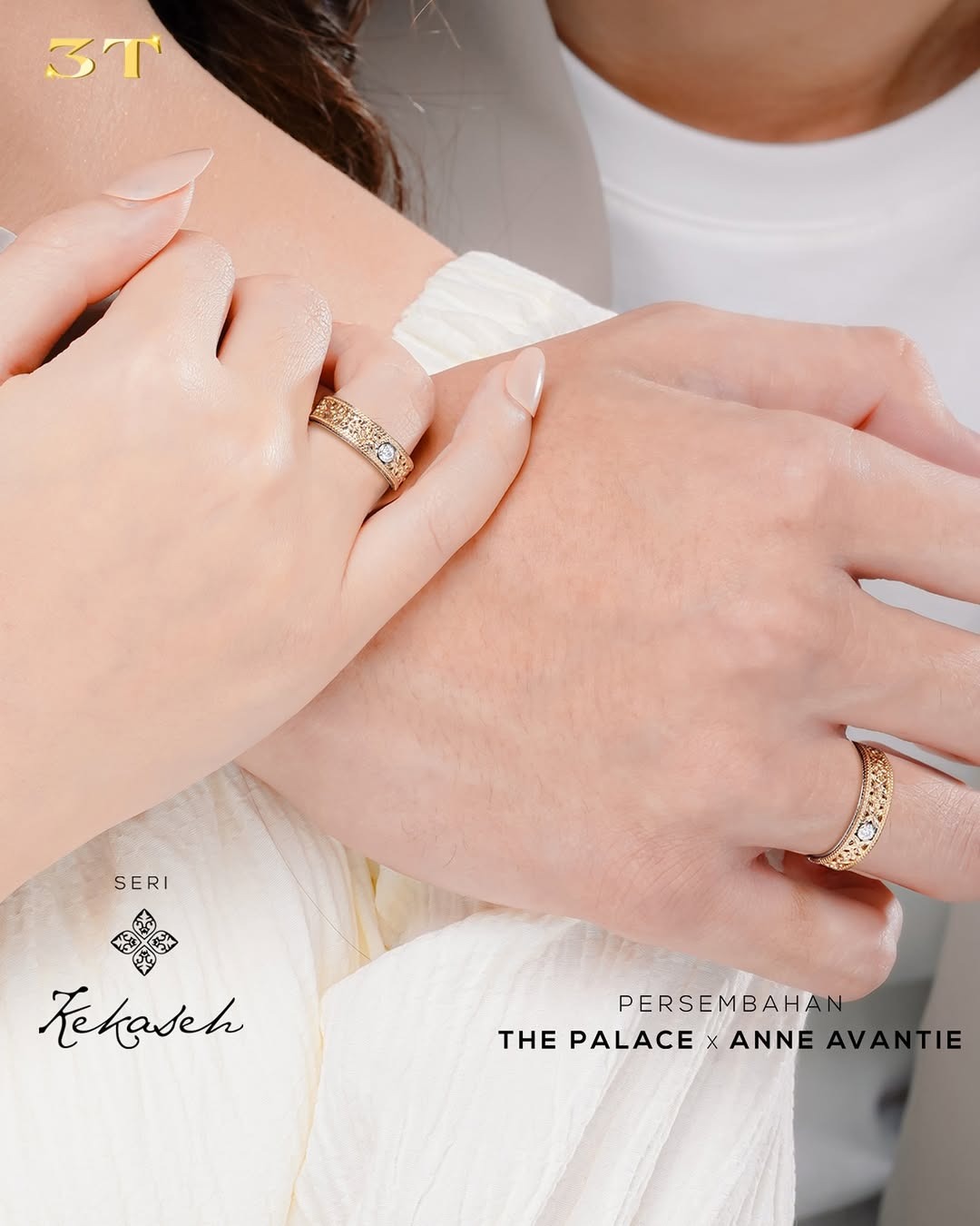 Cincin koleksi Kekaseh The Palace Jeweler yang elegan dan bermakna