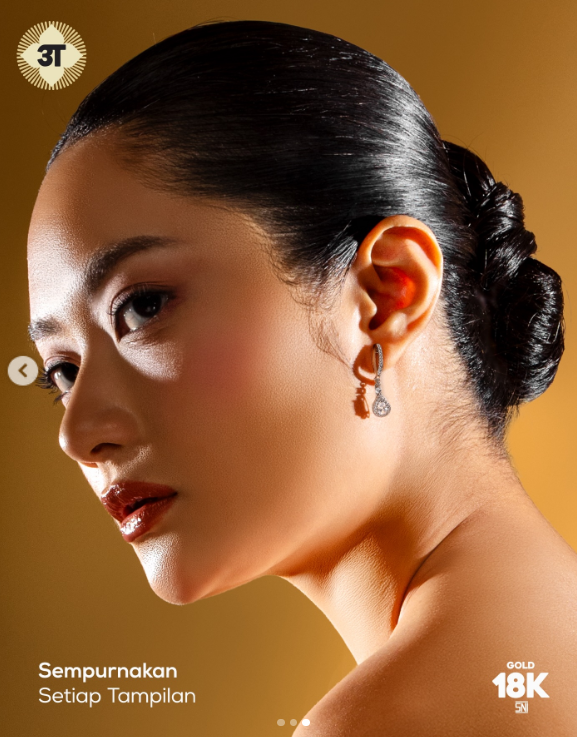 Anting Berlian & Koleksi Gold 18K The Palace Jeweler