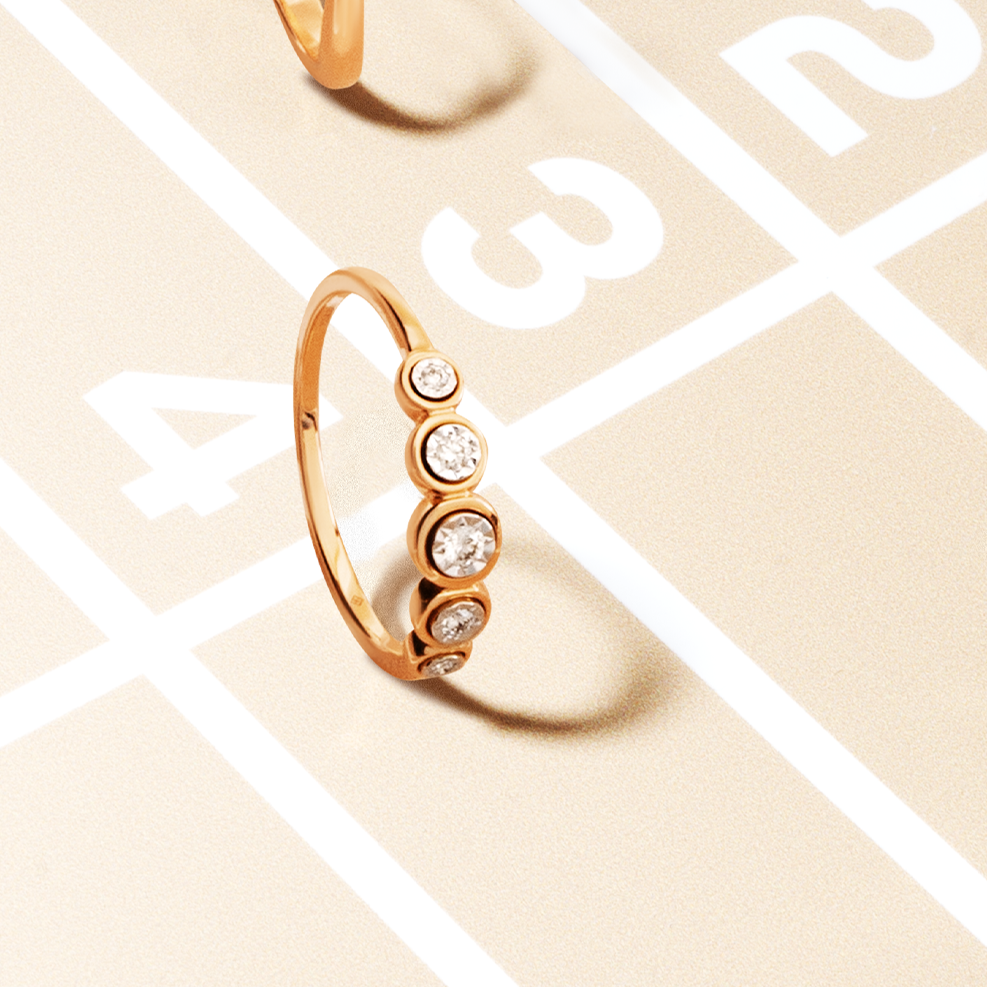 Tampil stylish bak artis Korea dengan cincin Areumi minimalis dari The Palace Jeweler