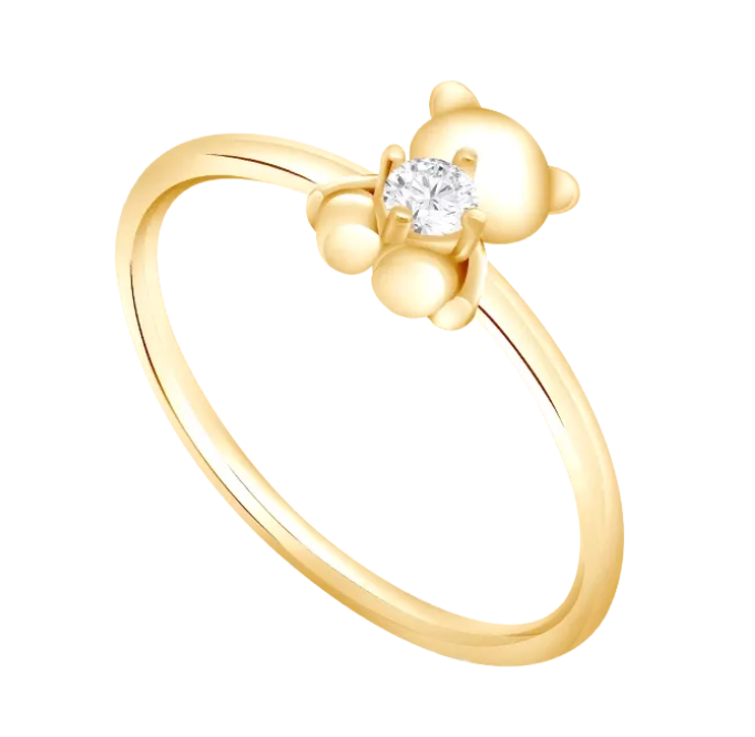 Teddy Single Bear Ring, Perpaduan Cute dan Classy dalam Satu Look