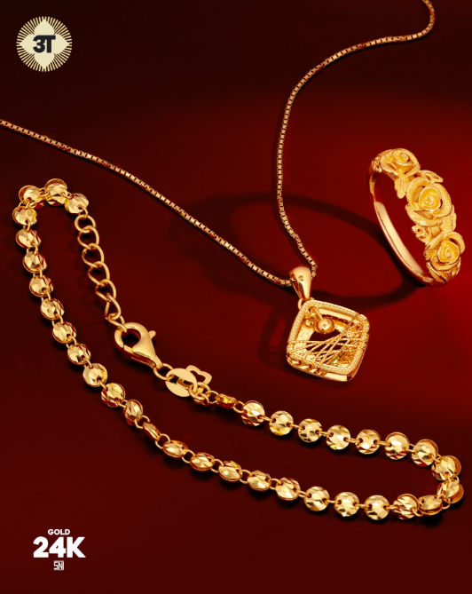 Koleksi Perhiasan The Palace Jeweler dengan Kadar 24K