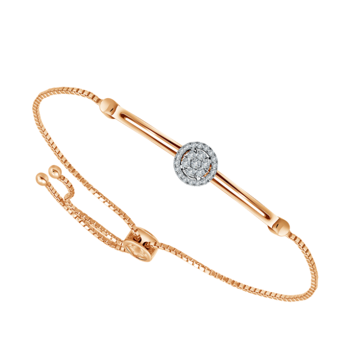 Gelang Emas Model Terbaru dengan Berlian yang Elegan dari The Palace Jeweler