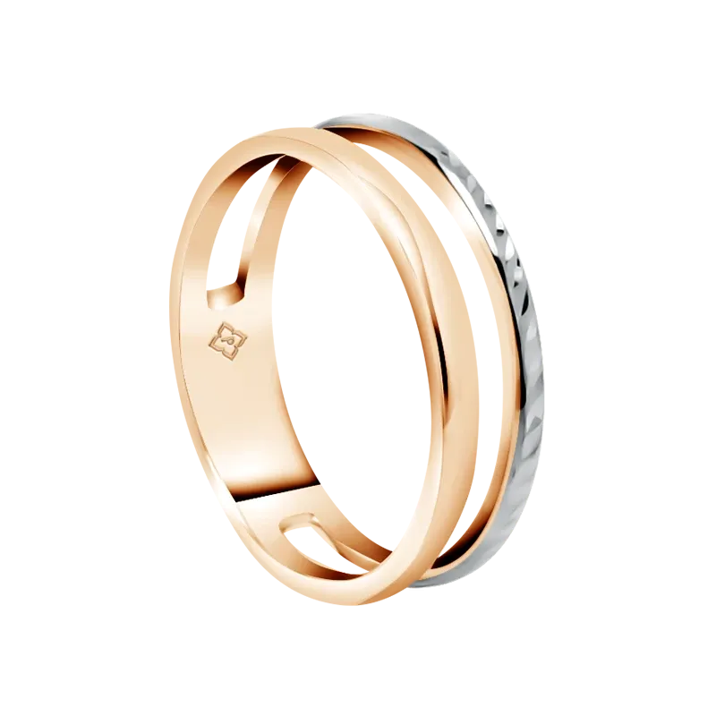 Cincin emas Rigel yang unik dan artistik