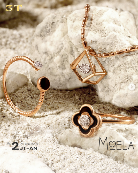 MOELA Collection, Pilihan Perhiasan Emas dengan Berlian Minimalis&nbsp; untuk Sehari-Hari