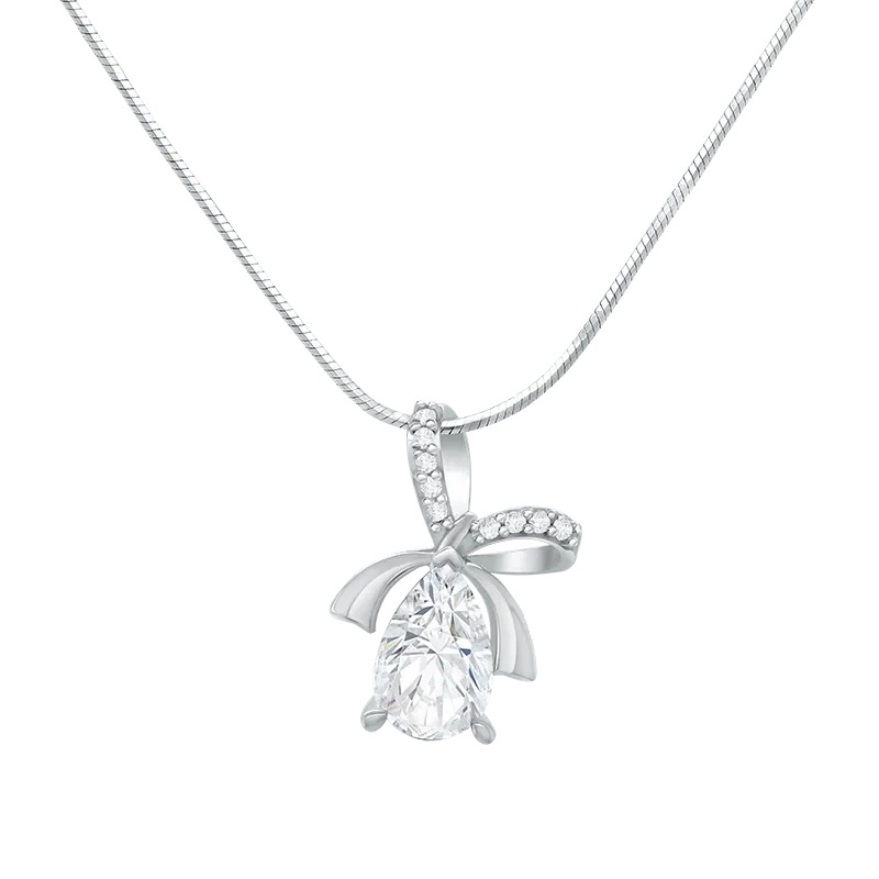 Liontin HERS yang Feminin dengan Detail Zirconia