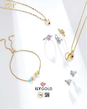 Sentuhan Detail Modern pada Perhiasan ILY Gold
