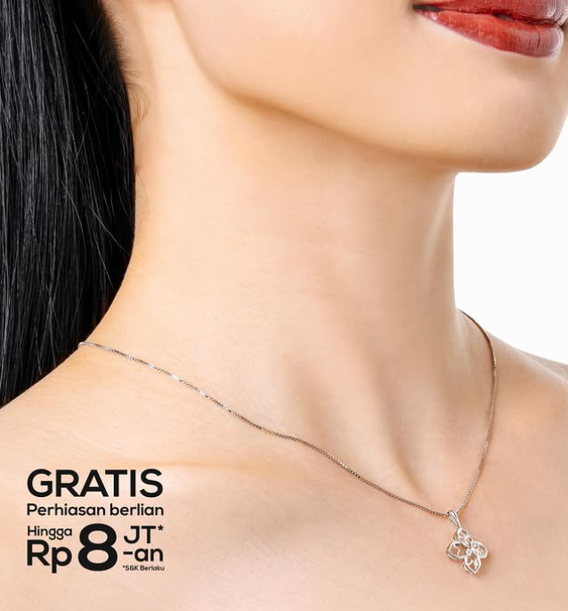 Promo Akhir Tahun The Palace Dapatkan Gratis Pendant dan Bracelet Senilai Rp8 Jutaan