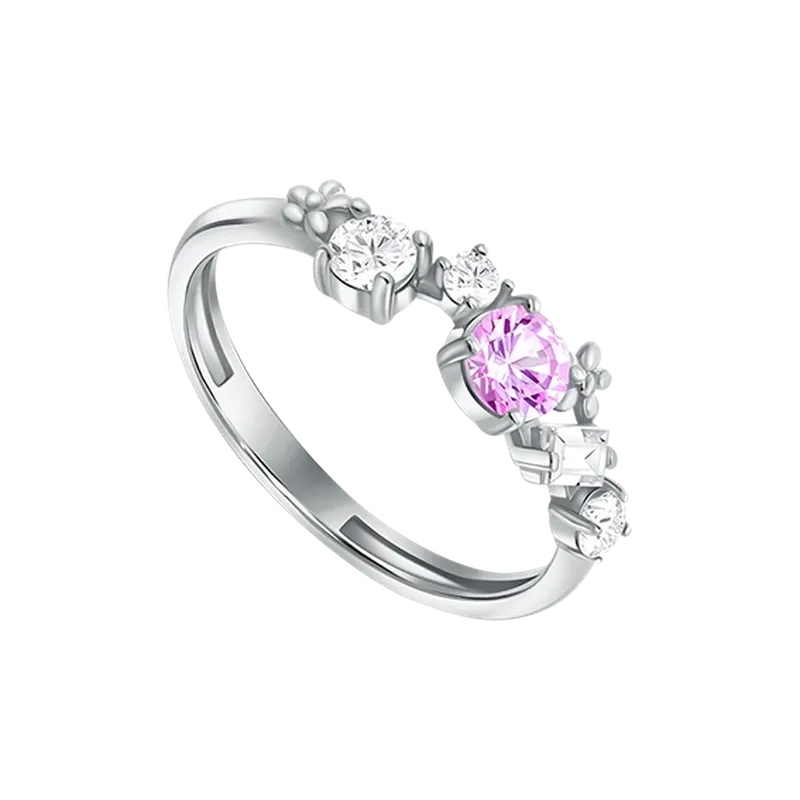 Blossom Pink Garden Ring yang berseri