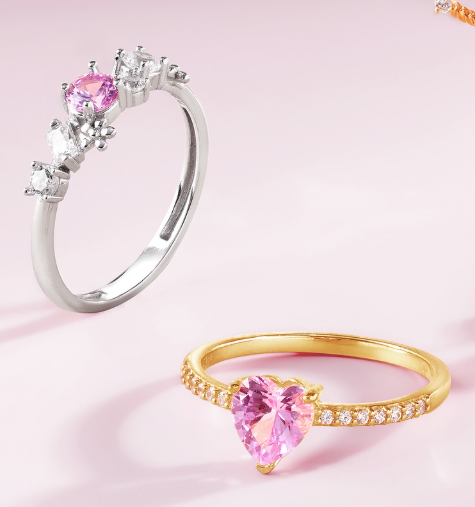 Cincin Emas 9K Koleksi ILY Gold