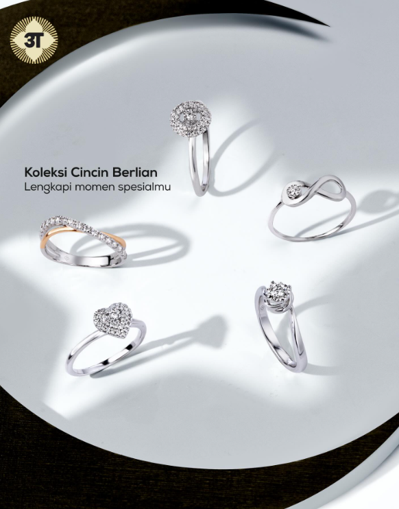 Koleksi Cincin Berlian The Palace Jeweler