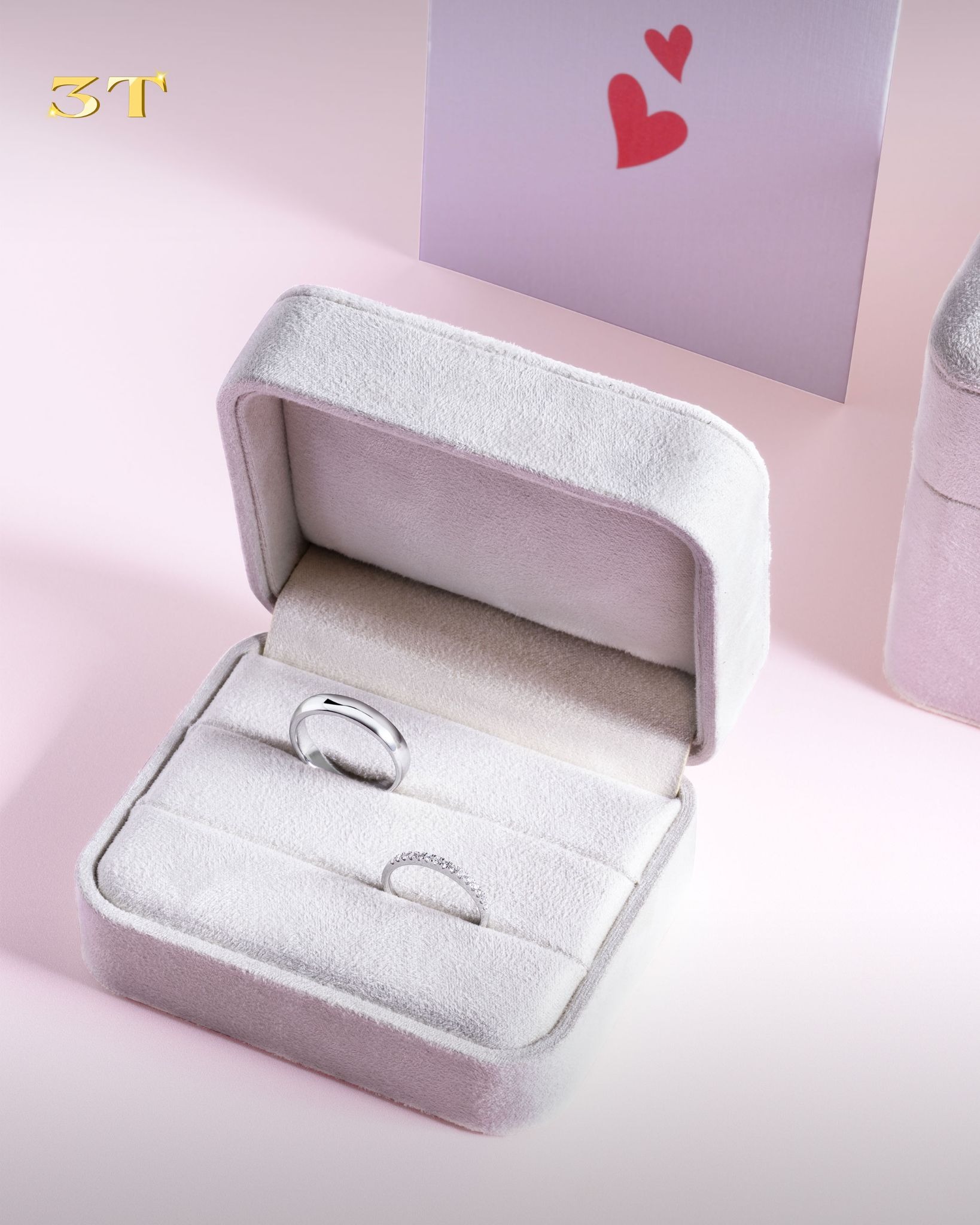 Wedding Ring White Gold Bernuansa Modern
