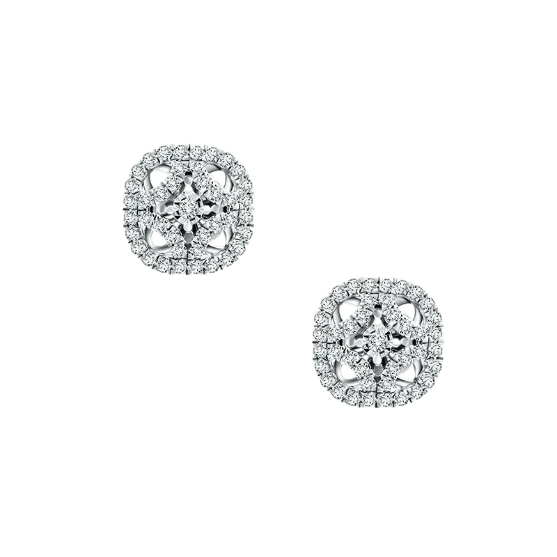 Anting Emas Putih Barelite untuk Gaya Chic Masa Kini