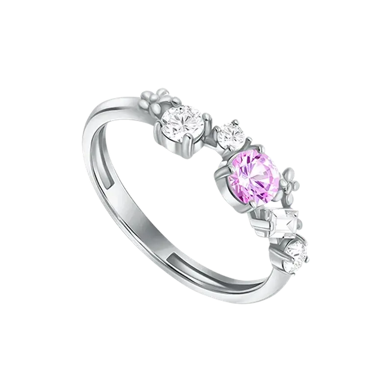 Cincin Blossoms Pink Garden untuk melengkapi gaya Anda