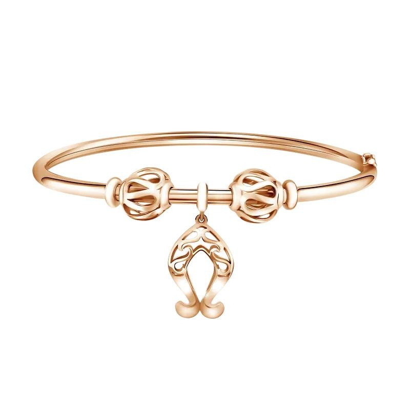 Keunikan gelang emas bangle warnai berbagai momen spesial