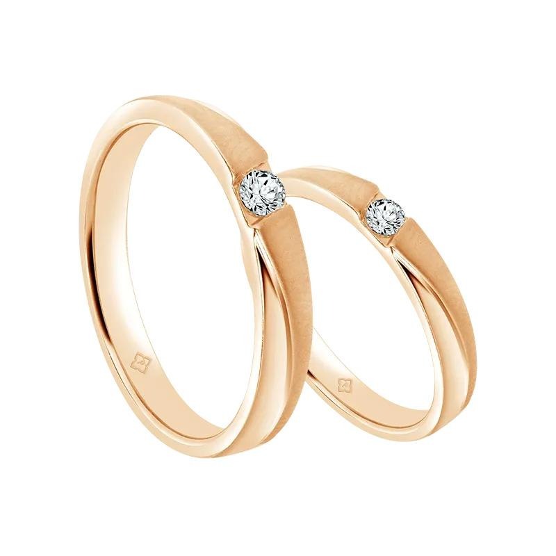 Simple namun tetap elegan, cincin Sejoli Peraduan Hati menyimbolkan kesederhanaan cinta sejati
