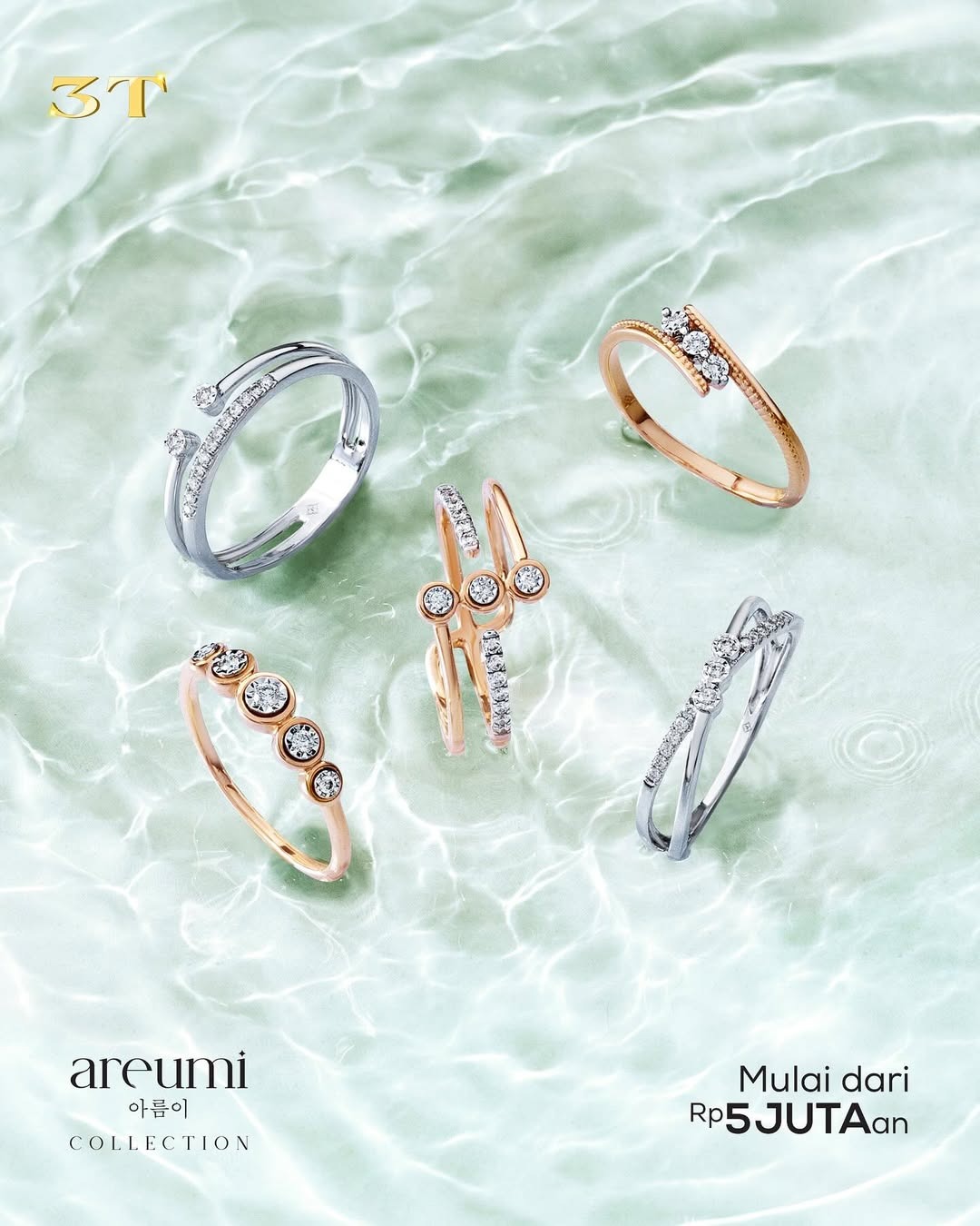 Koleksi Areumi hadirkan koleksi cincin berlian ala Korea sempurnakan gaya Anda