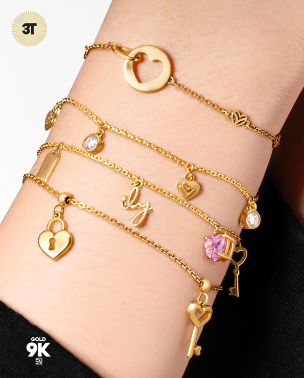Charm Bracelets Koleksi ILY Gold