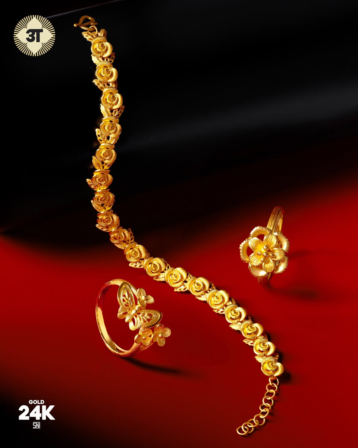 Kilau Cincin Emas 24K Penuh Kemewahan
