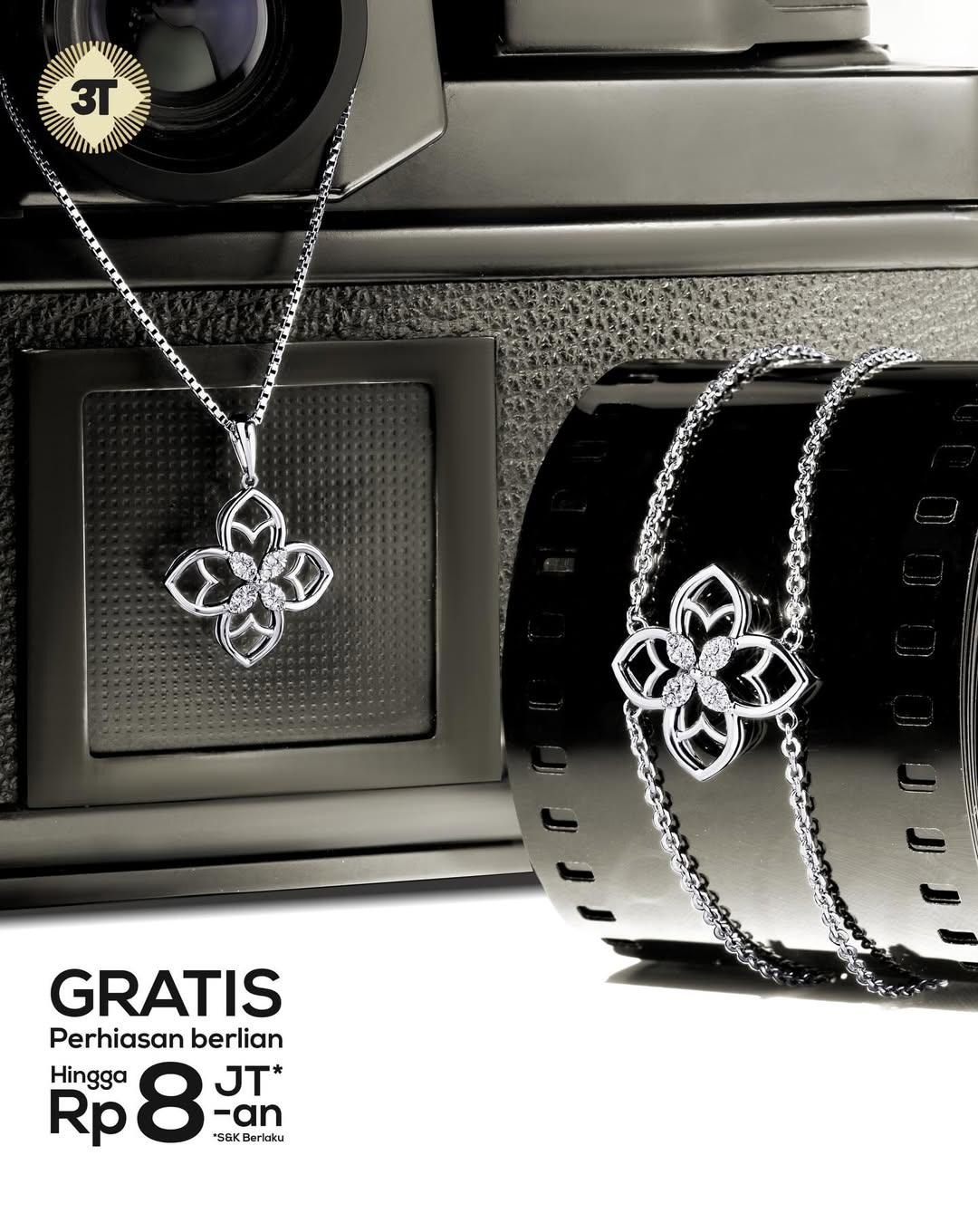 Hadiahkan set perhiasan Kasmaran dari program GWP The Palace Jeweler untuk calon istri Anda