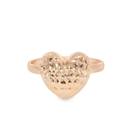 Simbol Kehangatan dalam Desain yang Elegan Cincin Satu Hati