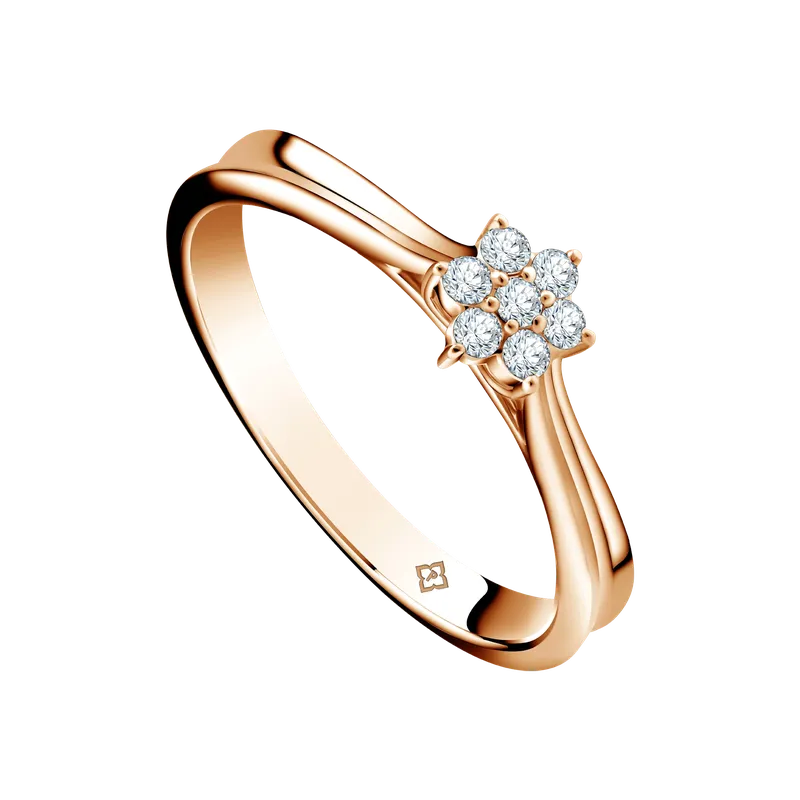 Cincin Wanita Stellina Seperti Cahaya Bintang