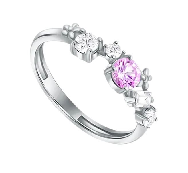 Ketika Kilau Cincin Blossoms Pink Garden Menyatu dengan Karakter Feminin