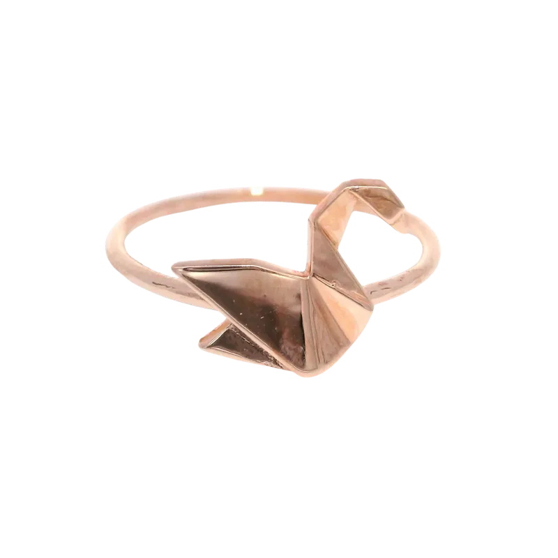 Cincin Emas Origami yang artistik