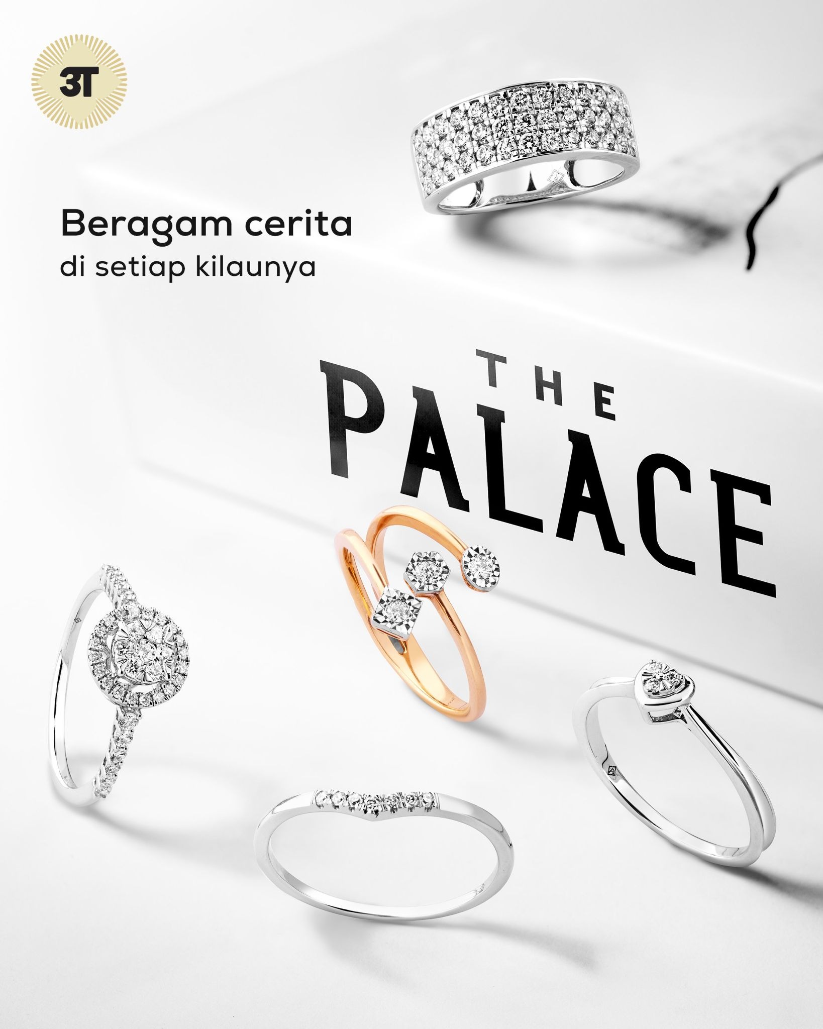 Koleksi Perhiasan Berlian H-VS di The Palace Jeweler