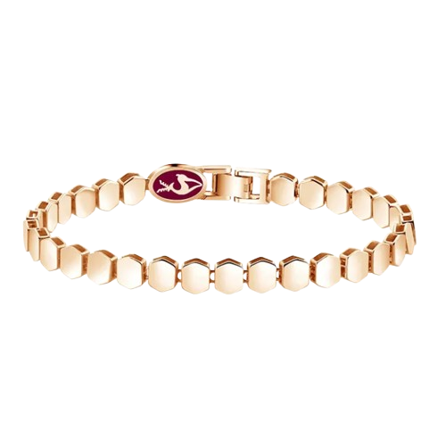 Gelang Emas Mirror Bracelet Hexa Shape dengan Keanggunan Desain Modern