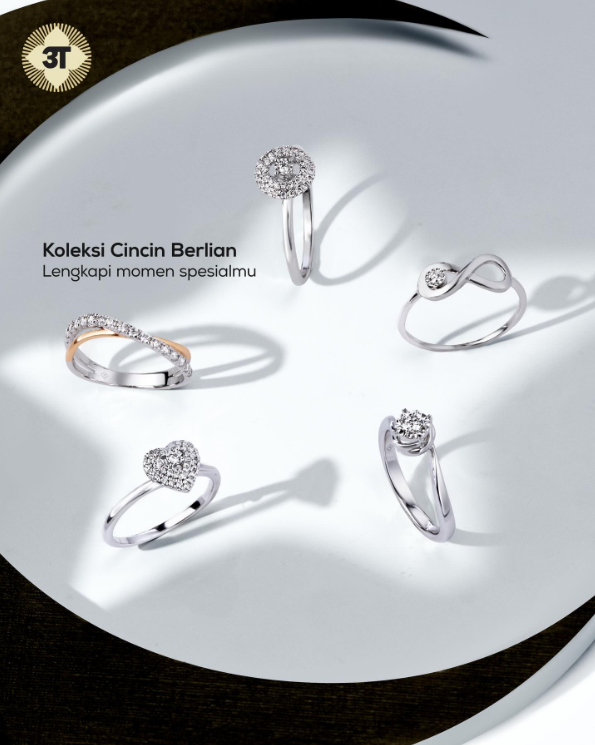 Cincin berlian H-VS The Palace Jeweler