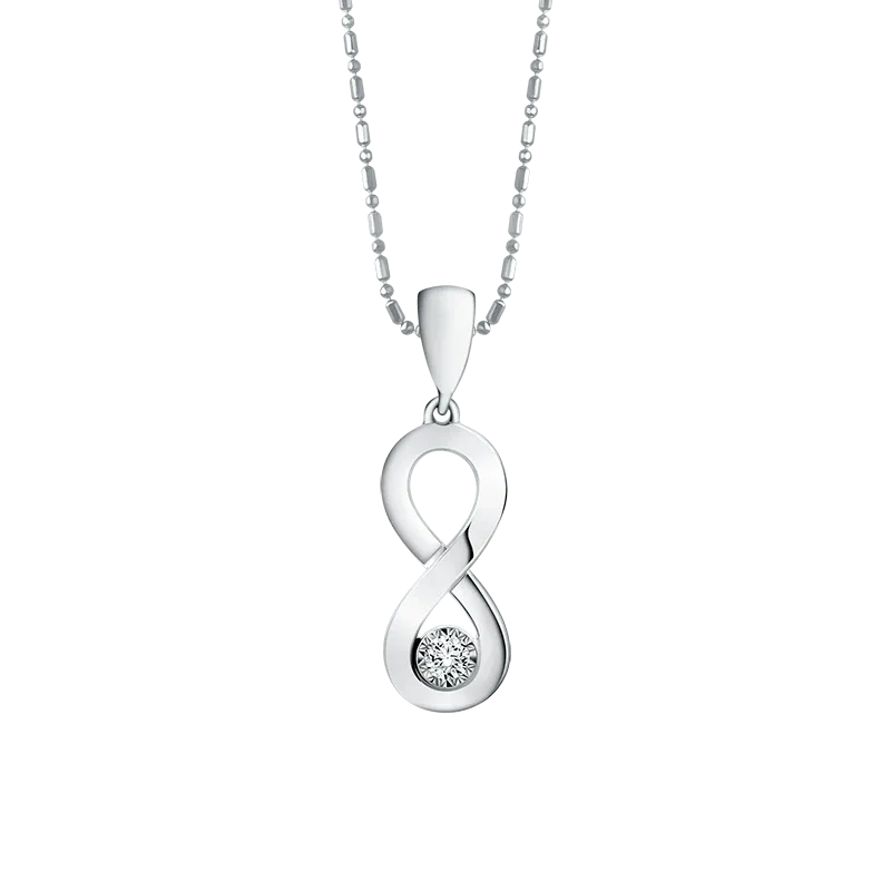 Liontin Moela Intro Zenara dengan desain infinity