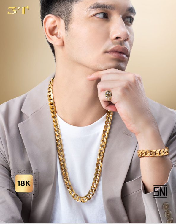 Tampil Lebih Bold dan Edgy dengan Kalung Chain Gold Terbaru