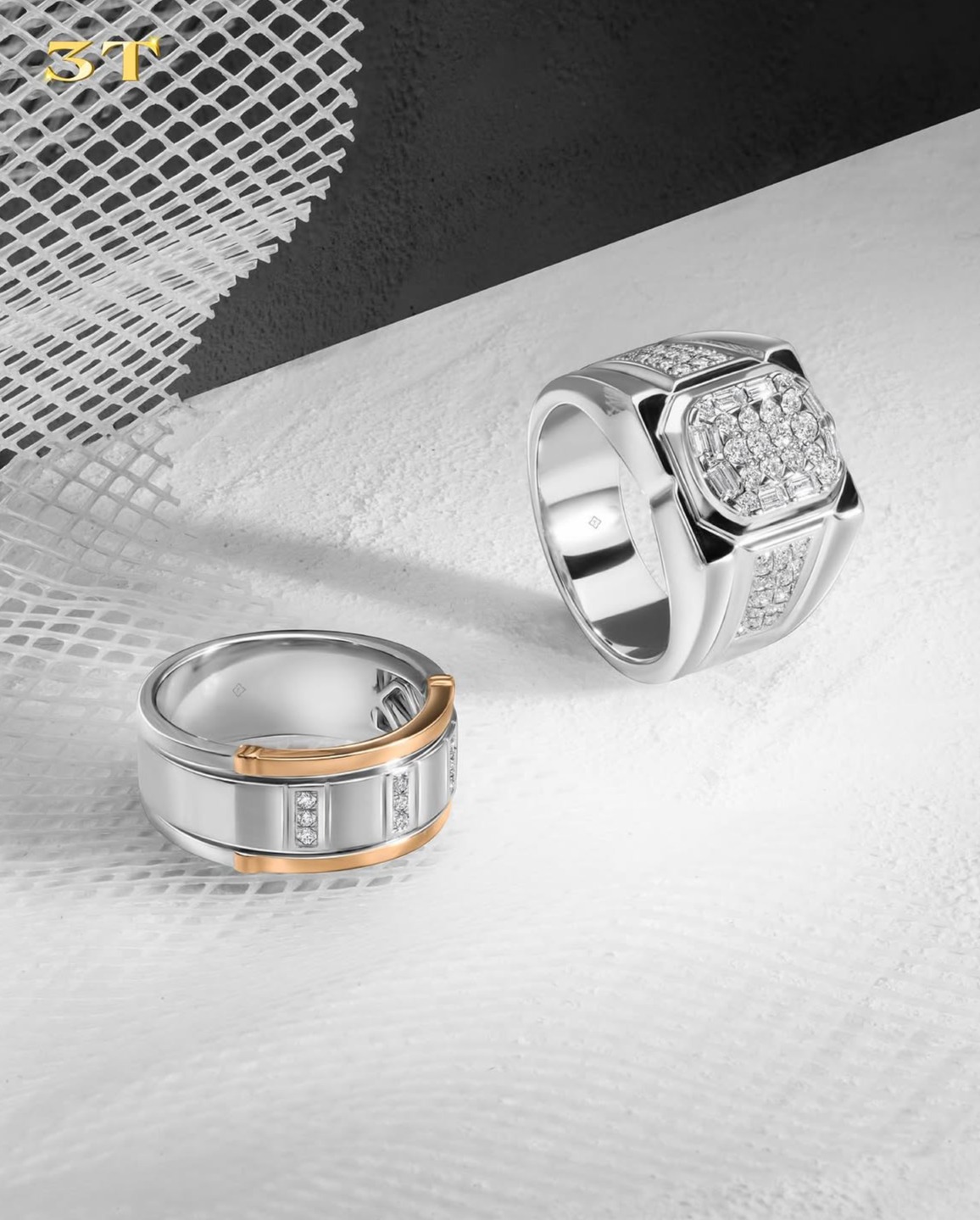 Cincin Berlian Pria Minimalis untuk Gaya Sehari-hari