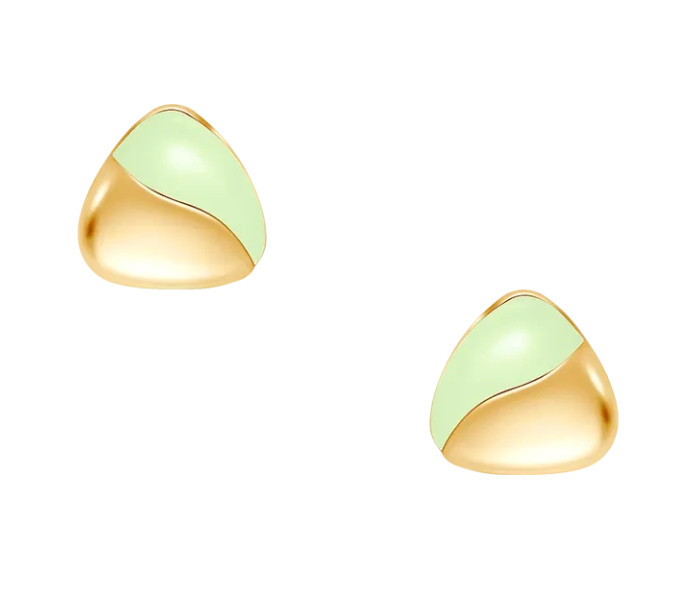 Koleksi ILY Gold Anting Emas Simple Elegan Sugar Rush Bento Stud