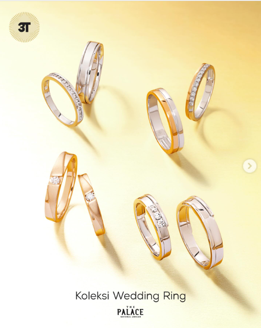 Simbol Penyatuan Dua Jiwa lewat Wedding Rings Two-Toned Series