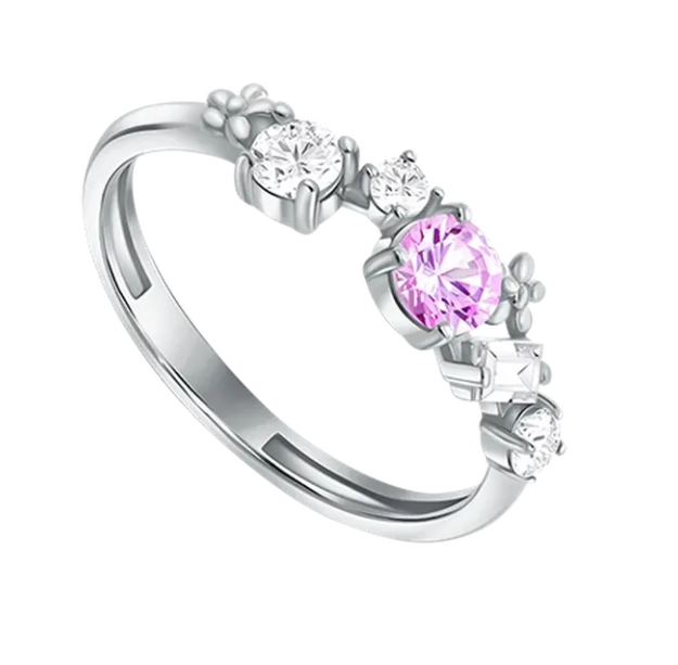 Paduan Dua Warna Cantik di Cincin Blossoms Pink Garden